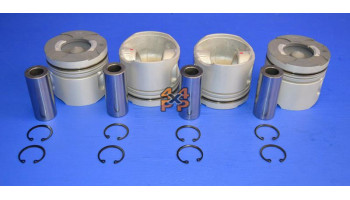 JEU DE PISTONS (4) STD-SANS SEGMENTS  pour  MITSUBISHI  L200 PICKUP  B40 - 2.5TD 12/2005->6/2016 