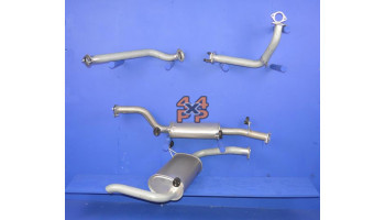 ECHAPPEMENT KIT COMPLET   pour  MITSUBISHI  PAJERO  V68 - 3.2DID 2/2000-8/2006 court 