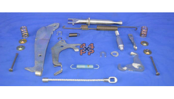 KIT MONTAGE FREIN A MAIN ET MACHOIRS GAUCHE  pour  TOYOTA  HILUX PICKUP  YN106 - 2.2 essence 8/1988-8/1994 