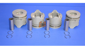 KIT PISTONS (4) STD-SANS SEGMENTS  pour  ISUZU  PICKUP  TFS77 - 3.0TD 7/2003-8/2006 