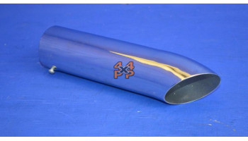 EXTENSION ECHAPPEMENT CHROMEE (51mm)  pour  ISUZU  TROOPER  UBS55 - 2.8TD 1988-1992 