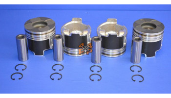 KIT PISTONS (4) STD-SANS SEGMENTS  pour  MITSUBISHI  PAJERO  V78 - 3.2did 2/2000-8/2006 long 