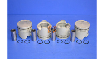 JEU DE PISTONS (4) STD-SANS SEGMENTS  pour  FORD  RANGER PICKUP  ER24 - (ER/EQ) 2.5TD (12 soupapes) 1999->10/2007 